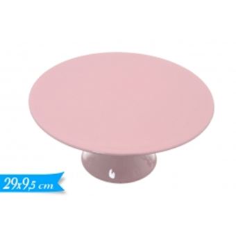 Picture of PINK CAKE STAND MADE FROM PLASTIC 29CM X H9.5CM